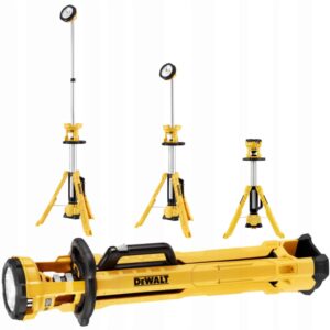 DEWALT DCL079 18VOLT LED FLEX HEAD LIGHT C/W ADJUSTABLE TRIPOD - Image 1