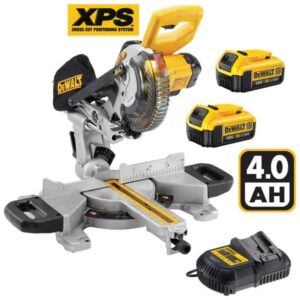 DEWALT DCS365M2 18VOLT MITRESAW FULL KIT (2 X 4.0AH) - Image 1