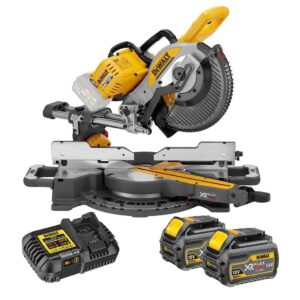 DEWALT DCS727T2 54VOLT FLEXVOLT 250MM MITRESAW FULL KIT (6.0AH)