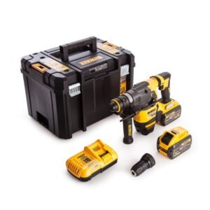 DEWALT DCH334X2 54VOLT SDS DRILL KIT C/W QUICK CHANGE CHUCK - Image 1