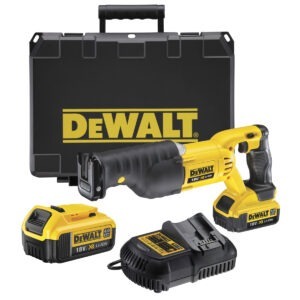 DEWALT DCS380M2 18VOLT RECIP SAW FULL KIT (2 X 4.0AH LITHIUM BATTERIES)