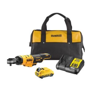 DEWALT DCF503D1-GB 12V XR BRUSHLESS 3/8" OPEN HEAD RATCHET INC 1X 2.0AH BATT - Image 1