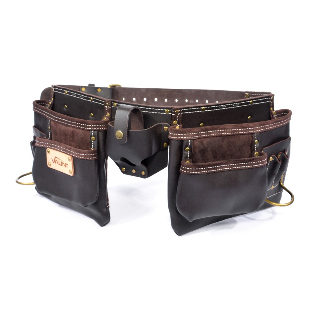 vaunt brown leather belt