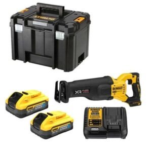 DEWALT DCS386H2T 18VOLT POWERSTACK BRUSHLESS RECIP SAW KIT