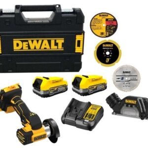 DEWALT DCS438E2T-GB 18VOLT POWERSTACK BRUSHLESS MINI CUT OFF SAW