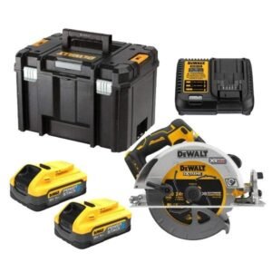 DEWALT DCS573H2T-GB 18VOLT POWERSTACK 190MM BLADE CIRCULAR SAW KIT