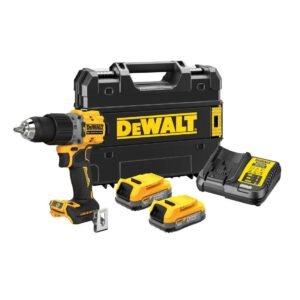 DEWALT DCD805E2T-GB 18VOLT POWERSTACK COMBI DRILL KIT (1.7AH BATTERIES)
