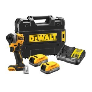 DEWALT DCF850E2T-GB 18VOLT POWERSTACK COMPACT IMPACT DRIVER KIT (2 X 1.7AH BATTERIES)