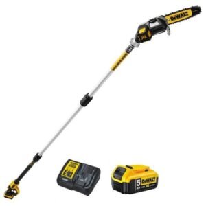 DEWALT DCMPS567P1-GB 18VOLT BRUSHLESS POLE SAW FULL KIT (1 X 5.0AH LITHIUM BATTERY & CHARGER)