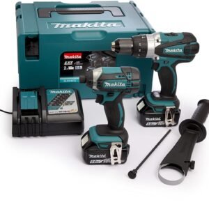 MAKITA DLX2145TJ 18VOLT LXT BRUSHED HEAVY DUTY COMBI DRILL & IMPACT DRIVER COMBI TWIN PACK