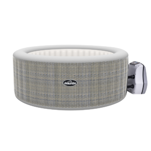 4-6 PERSON RATTAN EFFECT HOT TUB WITH SMART PUMP AND FREE HEAT LID
