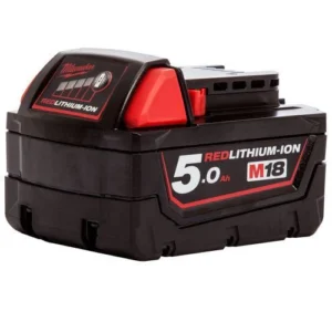 MILWAUKEE M18B5 18VOLT RED LITHIUM BATTERY