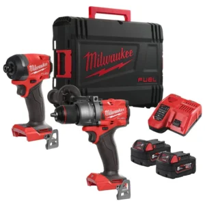MILWAUKEE M18FPP2A3-502X 18VOLT FUEL COMBI DRILL AND IMPACT DRIVER KIT