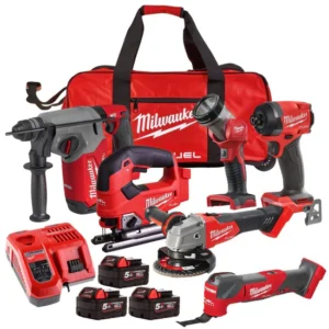 MILWAUKEE M18FPP6L3-503B 18VOLT BRUSHLESS 6PCE COMBI KIT IN CARRY BAG