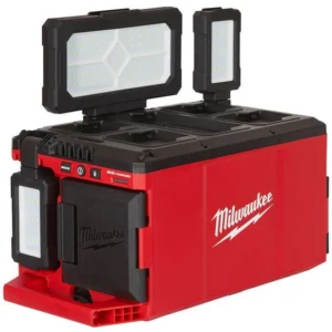 MILWAUKEE M18POALC-0 18VOLT PACKOUT AREA LIGHT AND CHARGER BOX BODY ONLY