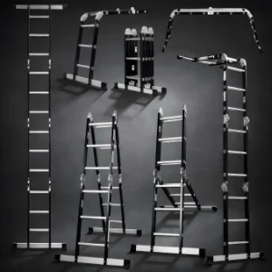 EXCEL 12 TREAD MULTI PURPOSE MULTI FUNCTION LADDER WITH PLATFORM