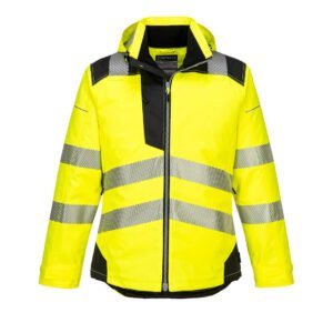 T400 YELLOW HI-VIS WATERPROOF PADDED WINTER JACKET
