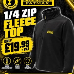 STANLEY FATMAX 1/4 ZIP FLEECE TOP
