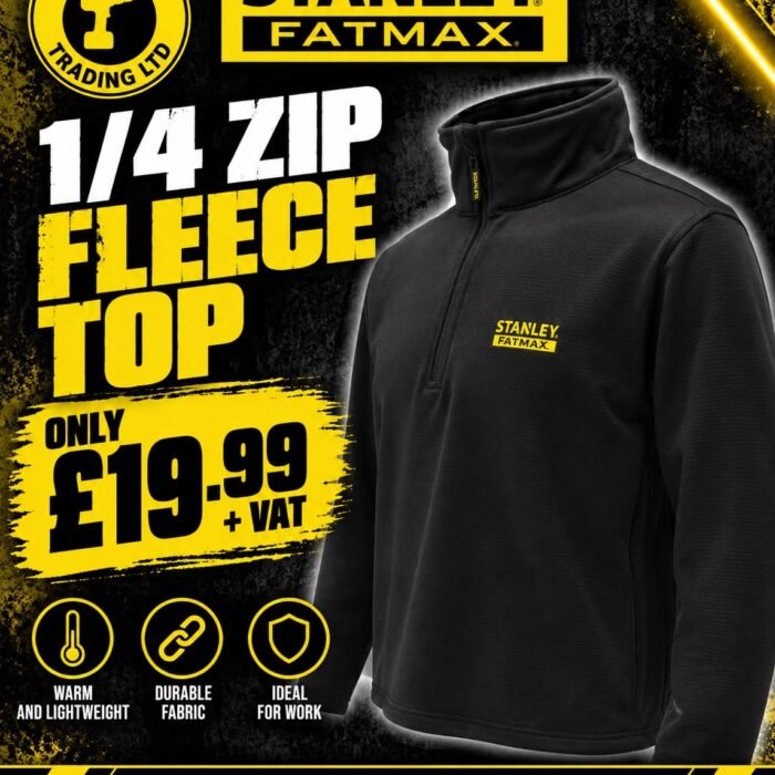 fatmax 1 4 zip jacket logo fatmax 1 4 zip jacket logo